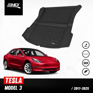 ถาดปูท้ายรถ Tesla Model3 ยี่ห้อ 3D Maxpider ตรงรุ่น ส่งจากไทย