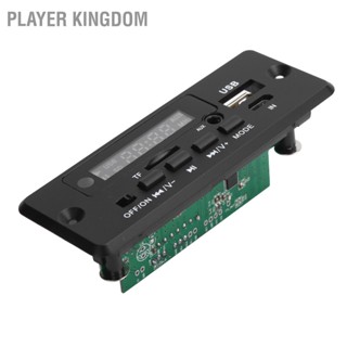 Player kingdom TF02CAV 12V5V บอร์ดถอดรหัส Universal WAV ถอดรหัสโมดูล FM MP3 เครื่องขยายเสียงถอดรหัส