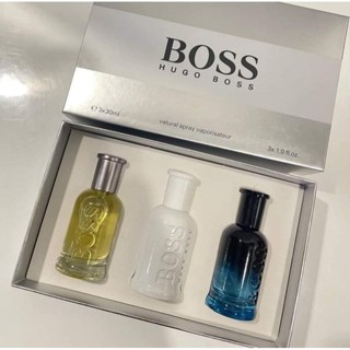 Hugo Boss Miniature Set 3 in 1 เซตน้ำหอม BOSS น้ำหอมผู้ชาย 3 in 1 ขนาดขวดละ 30ML