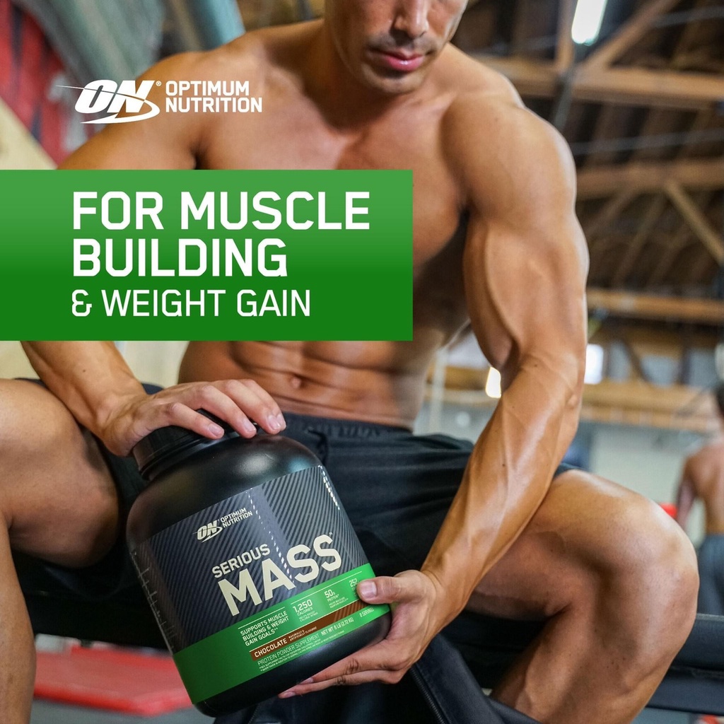 Optimum Nutrition  Serious Mass - Weight Gainer 3 Lbs. เวย์โปรตีนเพิ่มน้ำหนัก เพิ่มกล้ามเนื้อ - รูปที่ 3