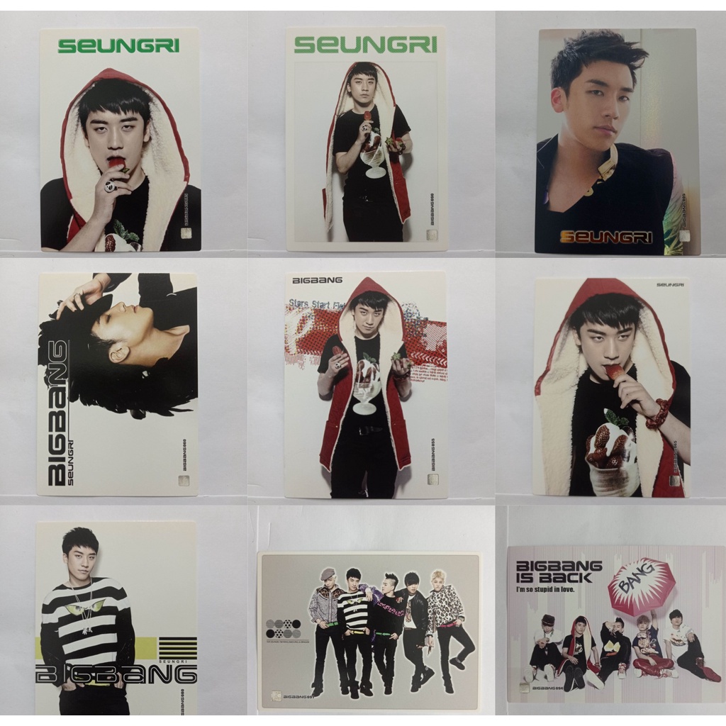 การ์ดคอลเลกชัน BIGBANG STAR อย่างเป็นทางการกลุ่มโฟโต้การ์ด SEUNGRI