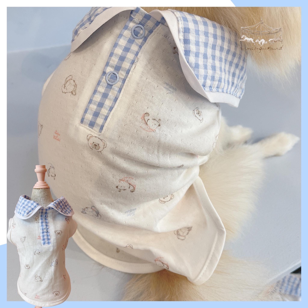 Animal-Go-Round เสื้อผ้าเครื่องแต่งกาย สัตว์เลี้ยง, หมา, แมว, สุนัข รุ่น Little Bear Boy & Friend