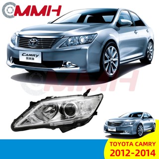 หลอดไฟหน้ารถยนต์ สําหรับ Toyota Camry acv50 acv51 xv50 2012-2014 ไฟหน้าสำหรับ ไฟหน้า โคมไฟหน้า ไฟหน้า​โปรเจค​เตอร์​ โคมไฟหรถยนต์ เลนส์กระจก headlamp headlight front light lens