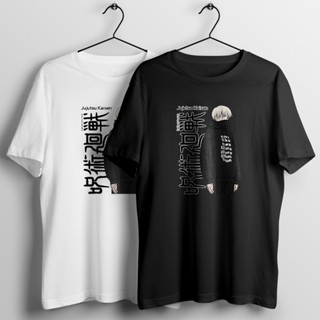 Pure Cotton T Shirt Oversized Tee Men T Shirt Jujutsu Kaisen Shirt Gojo Satoru Kaos Distro Printed Short Sleeve T S_02