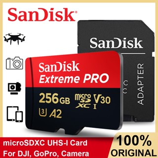 Sandisk Extreme Pro การ์ดหน่วยความจํา Micro SD microSDXC C10 UHS-I A2 4K วิดีโอ 1TB เป็น 32G 170MB/s