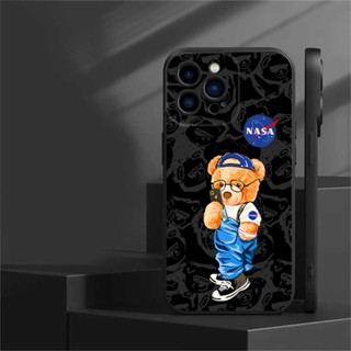 เคสซิลิโคนนิ่ม ลายการ์ตูนหมี สําหรับ IPhone 13 Pro Max IPhone11 IPhone12 6 6S 7 8 Plus SE 2020 HOSTR