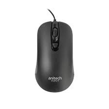 Anitech Mouse A201เมาส์ชนิดมีสาย A201,A545 ปรับระดับ 500-1500 DPI • วัสดุผิวด้าน สัมผัสกระชับ • หน้ากว้าง จับได้เต็มมือ