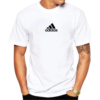 Adidas logo cotton tshirt for men and women_11