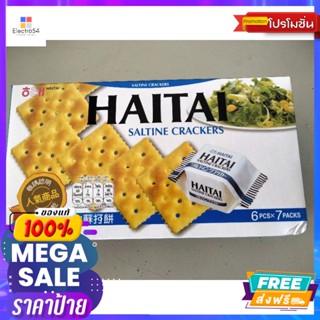 ขนม Haitai Saltine Cracker แครกเกอร์ รสเค็ม 141g Haitai Saltine Cracker Salty Cracker 141g. Reasonable price.บ