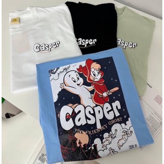 เสื้อโอเวอร์ไซต์ 👻สกรีนหน้า-หลัง Casper