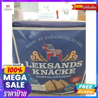 เบเกอรี่ Leksands Knacke Normal Graddat 200g ขนมปังกรอบโฮลเกรนข้าวไรย์ Leksands Knacke Normal Graddat 200g. Wh