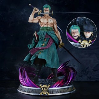 โมเดลฟิกเกอร์ อนิเมะวันพีช Roronoa Zoro With Static สําหรับผู้ใหญ่