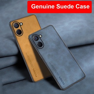 เคสซิลิโคนนิ่ม หนัง PU กันกระแทก ป้องกันกล้อง สําหรับ Realme 10 Pro Plus 4G 5G