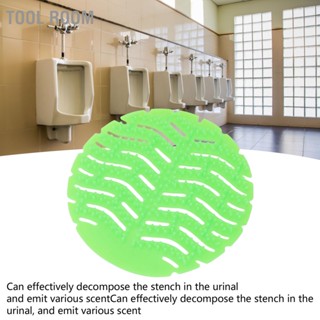 Tool Room 4Pcs Urinal Screen Deodorizer ลดกลิ่นป้องกัน Splash Cake สำหรับสำนักงาน บริษัท ร้านอาหาร โรงเรียน