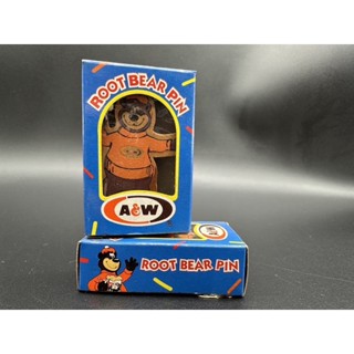 A&amp;W Root Bear Pin ขายเป็นSet มือ1คะ