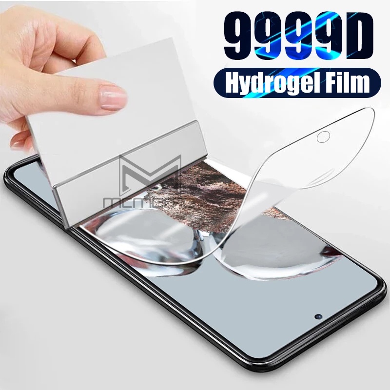 +พร้อมส่ง+ ฟิล์มไฮโดรเจล Hydrogel เต็มจอคลุมขอบโค้ง กันรอย สำหรับ Xiaomi Mi 15 14 13 13T 12T 12 12X 11 Lite 11T 10T Pro 5G NE