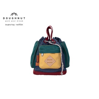 DOUGHNUT BAG : Pyramid Tiny Happy Camper Series : LAKE กระเป๋าโดนัทกันน้ำได้ ผลิตจากผ้าไนลอน 420D น้ำหนักเบา กระเป๋าโดนัท กระเป๋าถือ กระเป๋าผู้หญิง กระเป๋า กระเป๋าเดินทาง ( รหัสสินค้า 09644 )