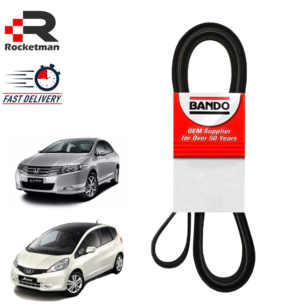 BANDO เข็มขัดพัดลม HONDA CITY TMO JAZZ GE 2009-2014 BRV 5PK1140