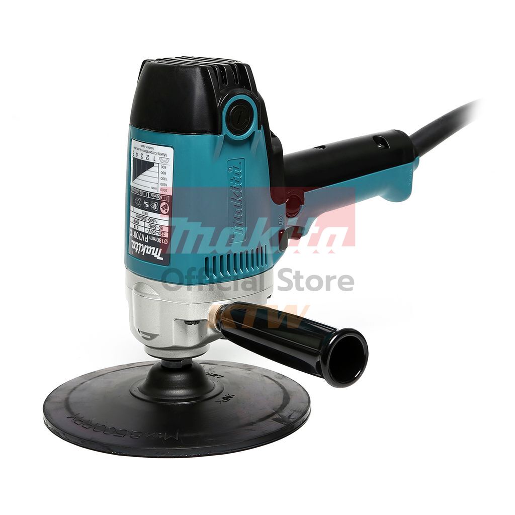 MAKITA เครื่องขัดเงา ขนาด 7 นิ้ว (180 มม.) กำลังไฟ 900 วัตต์ รุ่น PV-7001C ความเร็วรอบ 600 - 2,000 รอบ/นาที (มากีต้า)