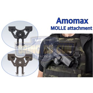 เพลทติดเวส (Amomax Molle Attachment) สำหรับร้อยเสื้อเกราะ/เวส - เข็มขัด แบบระบบ Molle