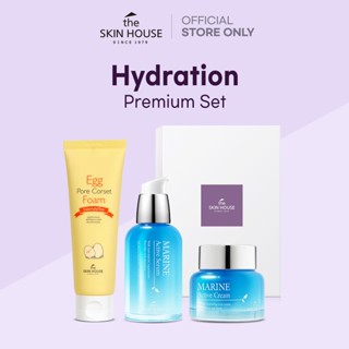 [THE Skin HOUSE] Hydration Premium Set [คลีนเซอร์ / เซรั่ม / ครีม]