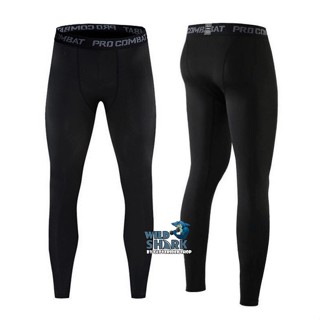 กางเกงรัดกล้ามเนื้อ ขายาว Pro Combat Running Pants body fit กางเกงออกกำลังกายใส่วิ่ง2