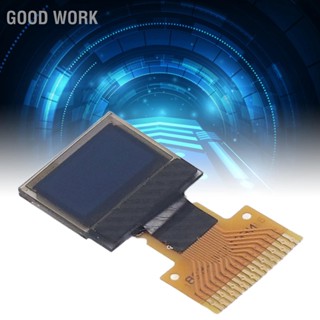 Good Work 4PCS 0.42in โมดูลแสดงผลไดโอดเปล่งแสงอินทรีย์ 70 X 40 SSD1315 อินเทอร์เฟซ SPI IIC 16Pin โมดูลแสดงผลสีขาว