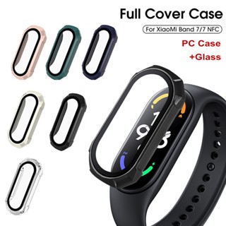 เคสกรอบกระจก กันกระแทก สําหรับ Xiaomi Mi Band 1 ชิ้น Xiaomi Mi Band 7 7NFC