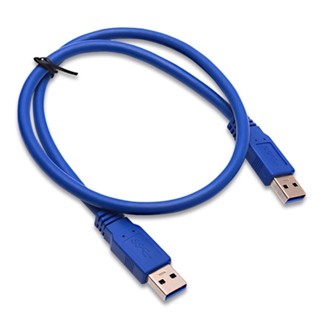 สายเคเบิลข้อมูล usb 3.0 สาย USB3.0  สายUSB2.0  30cm ตัวผู้ไปตัวผู้ AM ถึง AM สายอะแดปเตอร์ USB หัวคู่