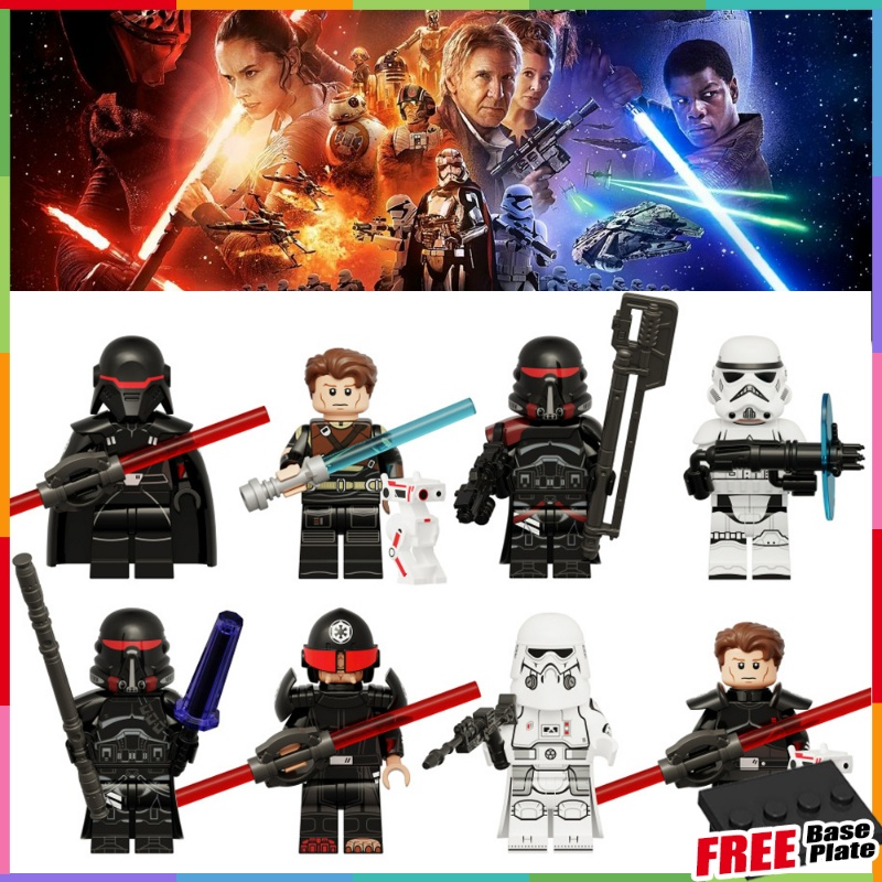 Star Wars Mini Figures KT1066 Second Sister Cal Kestis Purge Trooper น้องสาวที่เก้า Flametrooper Minifigures ของเล่นของขวัญ
