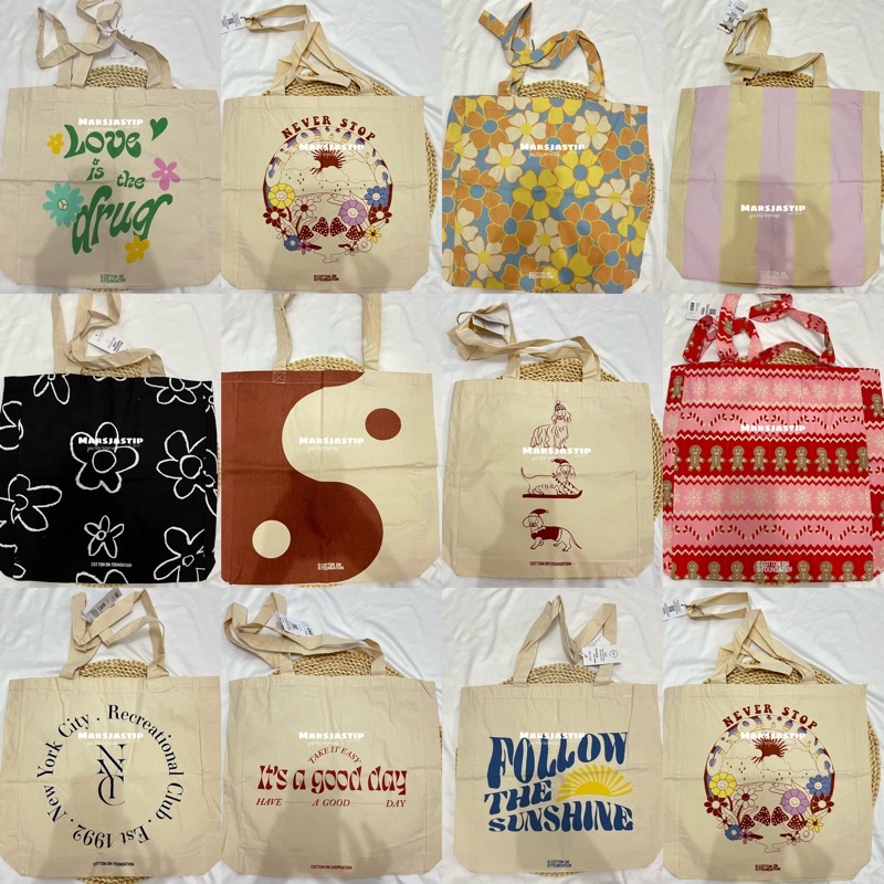 Rubi Shoes Cotton On Totebag กระเป๋าหนา