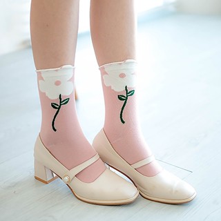 15-259 Kiko Flower Socks - 3 สี