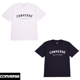 Converse Collection คอนเวิร์ส เสื้อยืด เสื้อคอกลม UX Tee All Star 1323844AH2BKXX / 1323844BH2WTXX (850)