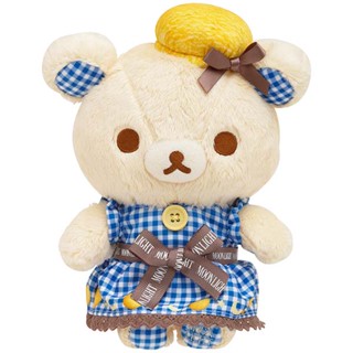 ตุ๊กตา Rilakkuma x Morinaga Biscuit (Japan Limited) แบบ Korilakkuma ขนาด 20.5 x 15.5 x 8.5 ซม.