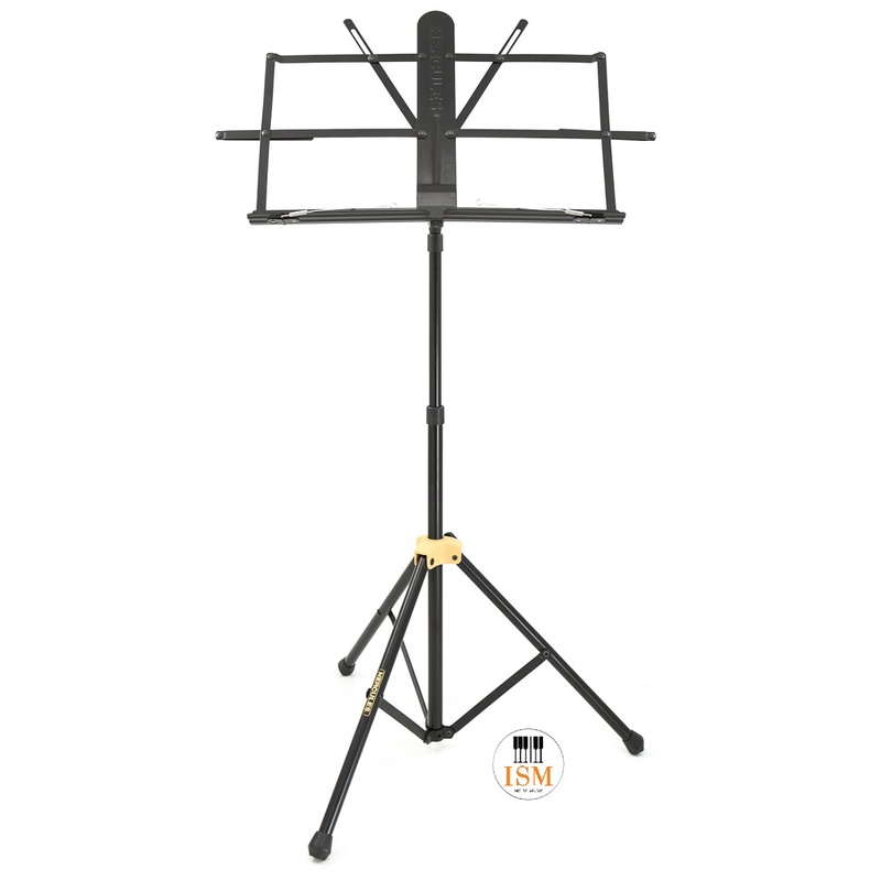 Hercules ขาตั้งโน้ต แบบพับเก็บได้ Music Stand รุ่น BS-118BB - Black