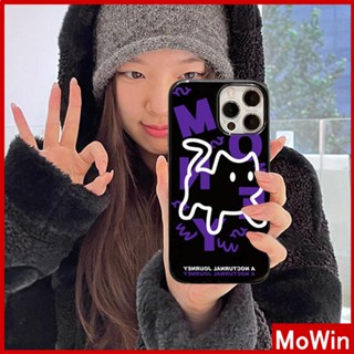 Mowin - เข้ากันได้สำหรับ เคสไอโฟน เคสไอโฟน11 เคส iphone 11 สำหรับ iPhone 14 Pro max เคส iPhone เคสนิ่มสีดำเคส TPU ลูกอม กันกระแทกหลุมใหญ่ป้องกันกล้องแมวน่ารักเข้ากันได้สำหรับ iPhone 13 Pro max 12 Pro Max 11 xr xs 7Plus 7 8