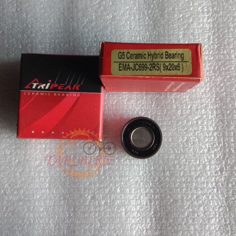 Tripeak Bearing Ceramic 699 เกรด 5 - รหัส EMA-JC699-2RS Bearing Wheelset จักรยาน Part