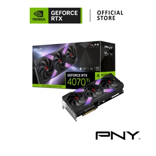 PNY NVIDIA® GeForce RTX™ 4070 Ti 12GB XLR8 Gaming VERTO EPIC-X RGB OC Triple Fan การ์ดจอ