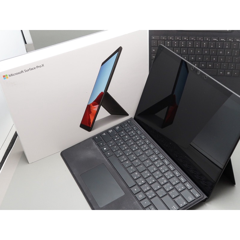 Surface Pro X  128 GB, 8 GB RAM พร้อมคีย์บอดและปากกา 🔺มือสอง สภาพดี 🔺อุปกรณ์ได้รับตามรูปเลย