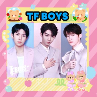 (สั่งขัั้นต่ำ3แผ่น รวมลายในร้านได้)Poster A3 โปสเตอร์ TFBOYS ทีเอฟบอยส์ ขนาด A3 (ใหญ่กว่า A4) 42x29 cm หวัง จวิ้นข่าย