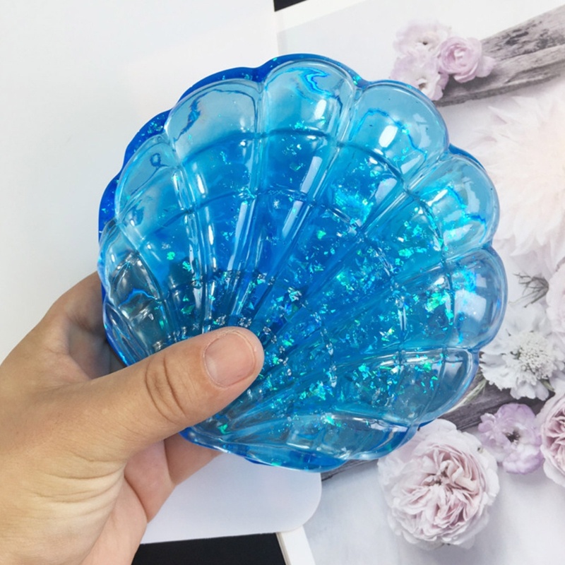 Flgo กล่องเก็บแม่พิมพ์ซิลิโคนเรซิ่น รูปเปลือกหอย สําหรับทําเครื่องประดับ DIY ราคา ถูกที่สุด ดีลบีเคเค แกลเลอรีภาพที่ 3