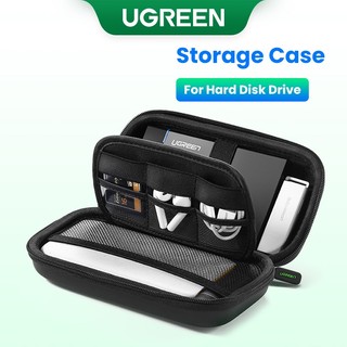 UGREEN กระเป๋าเก็บของ แบบแข็ง สำหรับฮาร์ดไดรฟ์ ขนาด 2.5 นิ้ว 16.5*9.5*4.5 ซม.