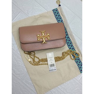 Tory Burch #Eleanor Textured Phone Crossbody Bag สี Meadowsweet