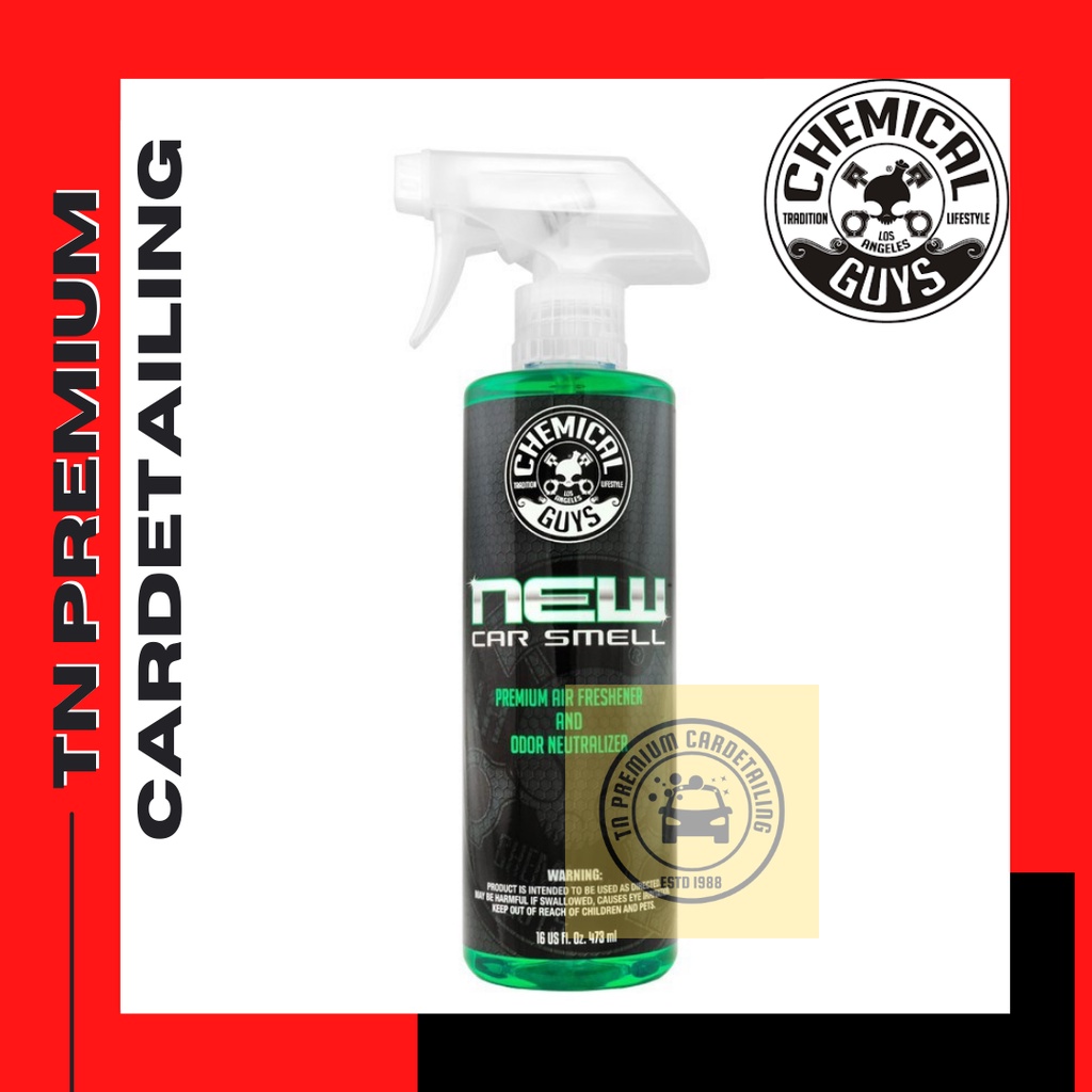 Chemical Guys New Car Smell Premium Air Freshener & Odor Eliminator (16 oz) ขวดแท้