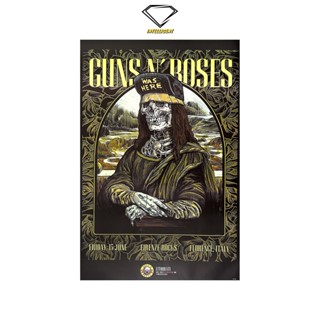 💎Intelligent | โปสเตอร์ Guns N’ Roses | ขนาด 23.5x34.5 นิ้ว | x 1 แผ่น Guns N’ Roses โปสเตอร์วงดนตรี