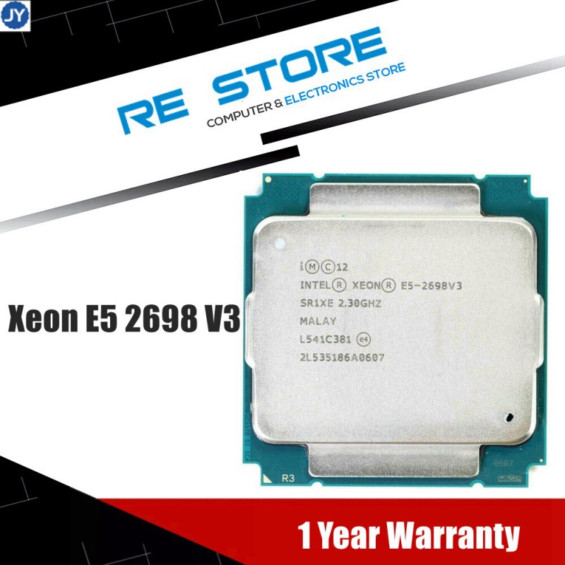 【พร้อมส่ง】ซ็อกเก็ตโปรเซสเซอร์ Intel Xeon e5 2698 v3 sr1xe 2.3GHz 16 core 135W LGA 2011-3 CPU e5 2698v3