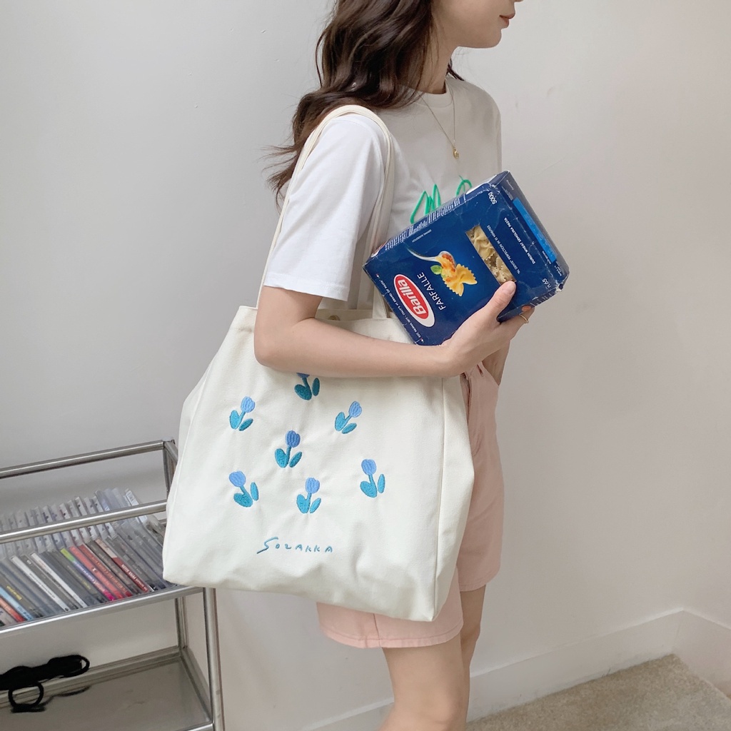 กระเป๋าถือลำลองผู้หญิง แบบ tote สะพายได้ พกพาสะดวก
