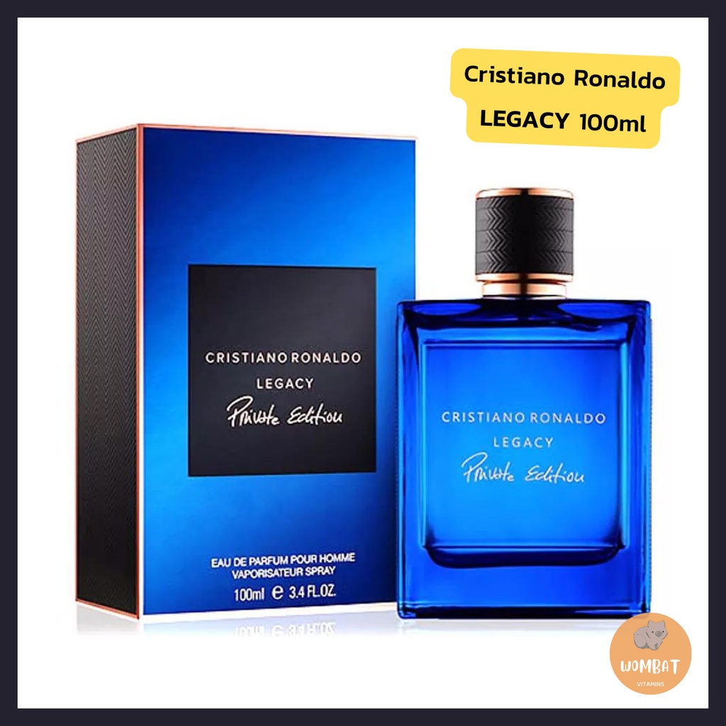 CR7 Cristiano Ronaldo Legacy Private Edition Eau De 100ml น้ำหอมคริสเตียนโน่โรนัลโด้ นำเข้า การันตีข