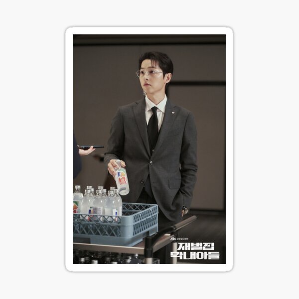 สติ๊กเกอร์กันน้ำ สติ๊กเกอร์ติดรถ แม่เหล็กติดตู้เย็น Reborn Rich ซงจุงกิ ชินฮยอนบิน SONG Song Joong K