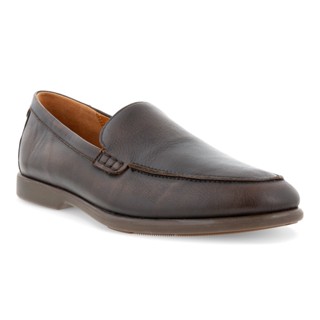 ECCO  รองเท้าทำงานผู้ชายรุ่น CITYTRAY LITE Slip-ons COCOAL BROWN